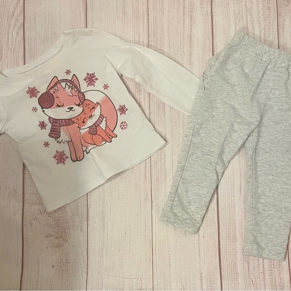 Outfit 2 pc 12/18 mo Long Sleeve Top/Ruffled Pants